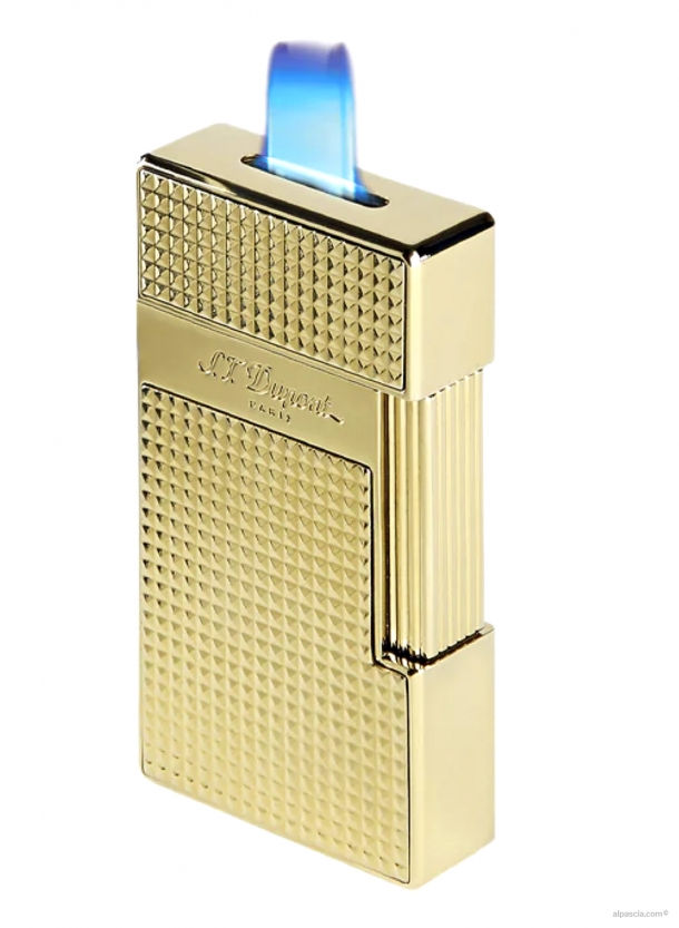 S.T. Dupont Big Daddy Diamond Head Golden Lighter - Lighter d