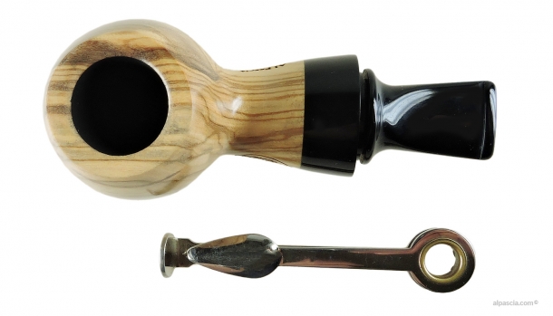 Al Pascia' Curvy Olive Wood 02 - pipe D498 d