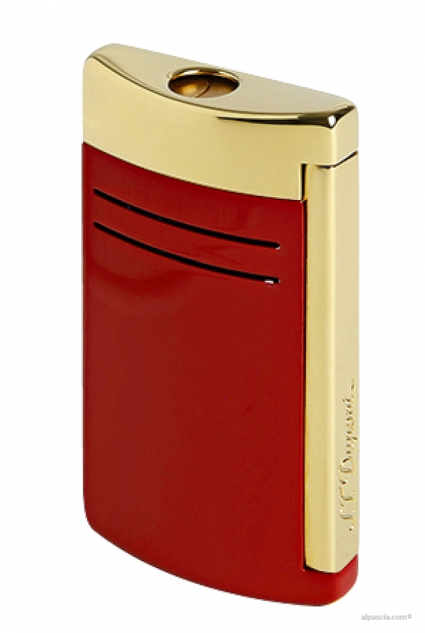 S.T. Dupont MAXIJET ACCENDINO BURGUNDY/GOLDEN 020174 a