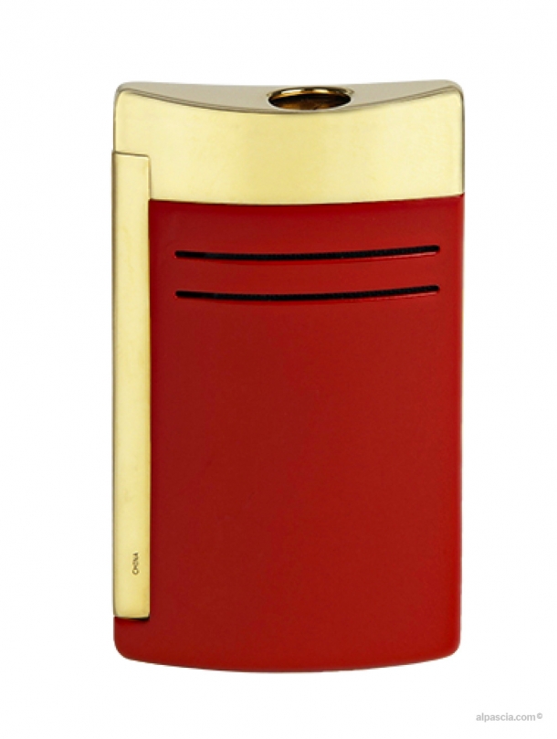 S.T. Dupont MAXIJET LIGHTER BURGUNDY/GOLDEN 020174 b