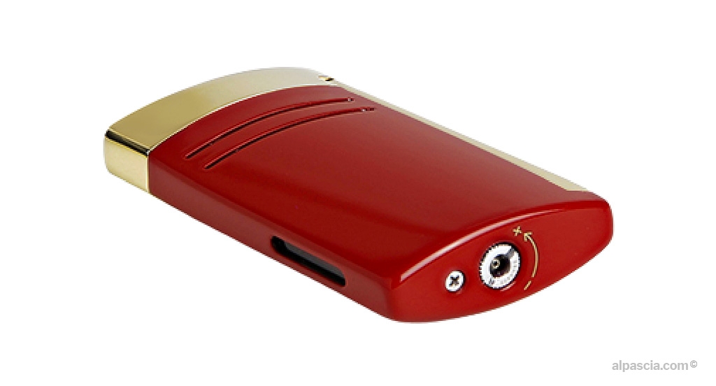 S.T. Dupont MAXIJET LIGHTER BURGUNDY/GOLDEN 020174