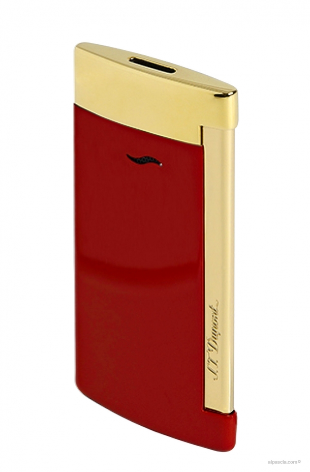 S.T. Dupont Slim 7 accendino burgundy/golden 027774 - Accendino a 