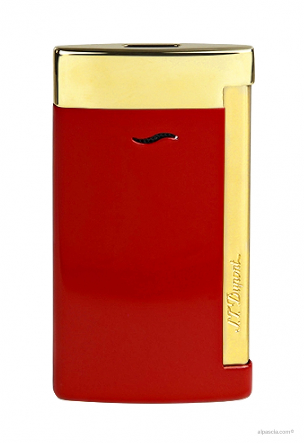 S.T. Dupont Slim 7 Lighter burgundy/golden 027774 - Lighter c