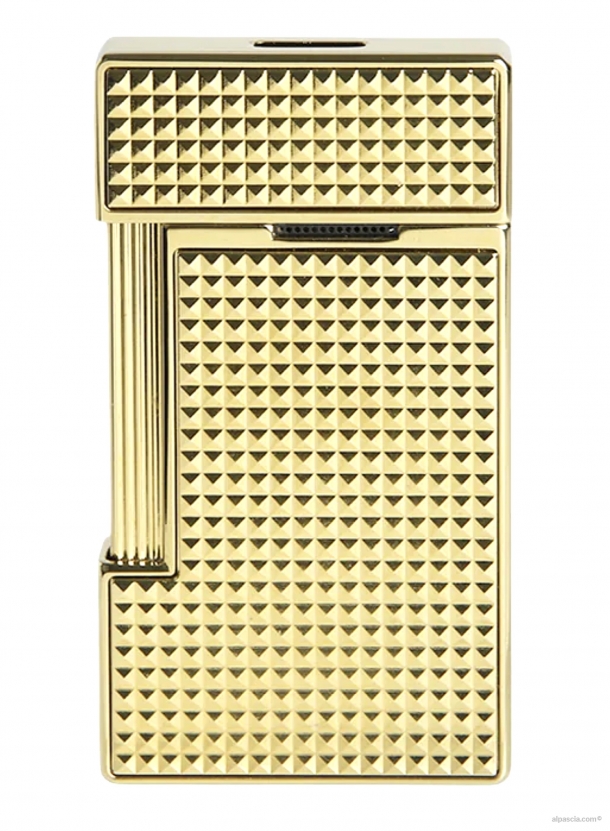 S.T. Dupont Slimmy lighter golden diamond head 028009 - Lighter b