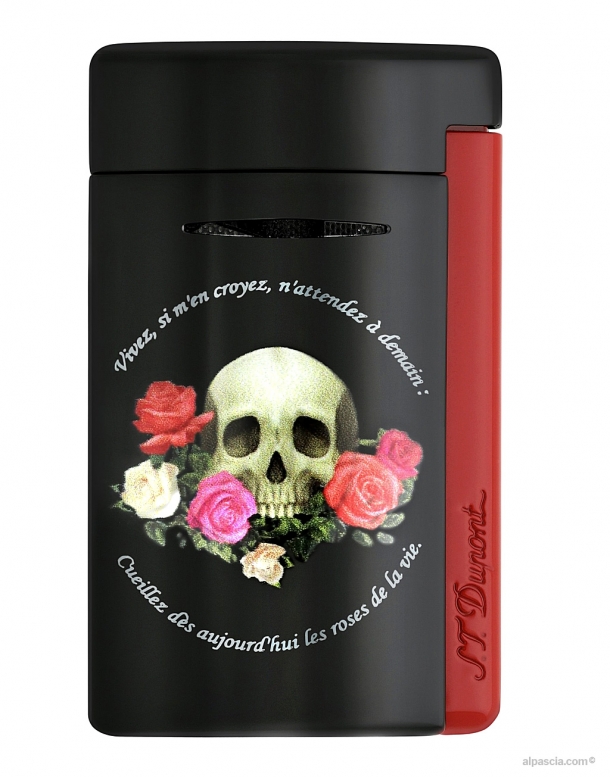 S.T. Dupont MINIJET Memento Mori Nero 010894 c