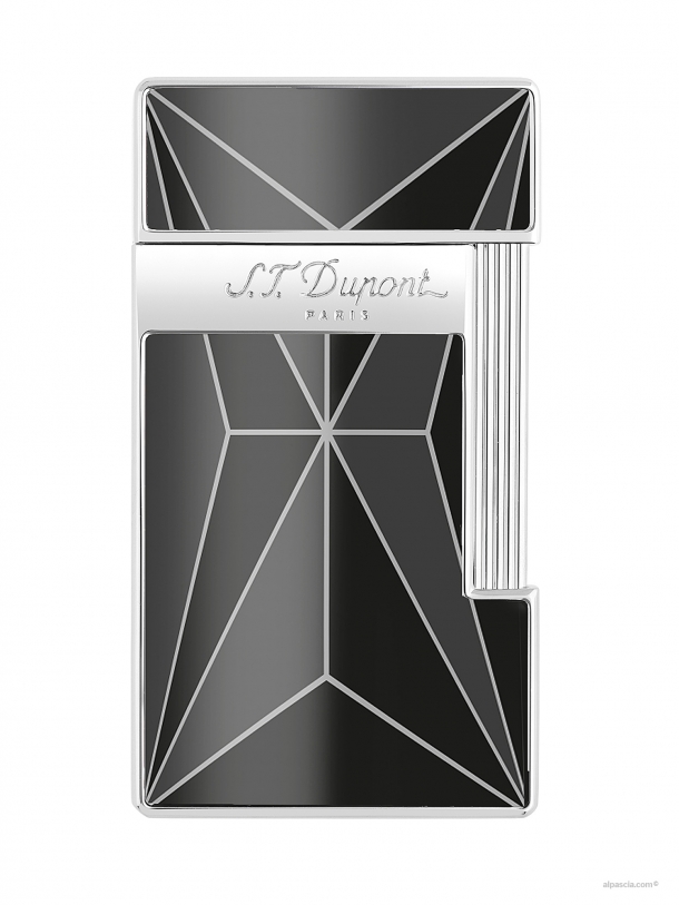 S.T. Dupont Slimmy BLACK/CHROME FIRE X LIGHTER 028070 - Lighter a