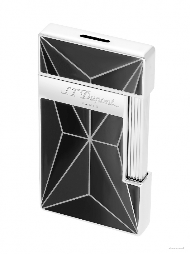 S.T. Dupont Slimmy BLACK/CHROME FIRE X LIGHTER 028070 - Lighter b