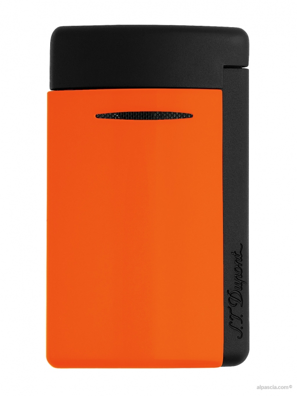 S.T. Dupont MINIJET LIGHTER FLUO ORANGE 010869 b