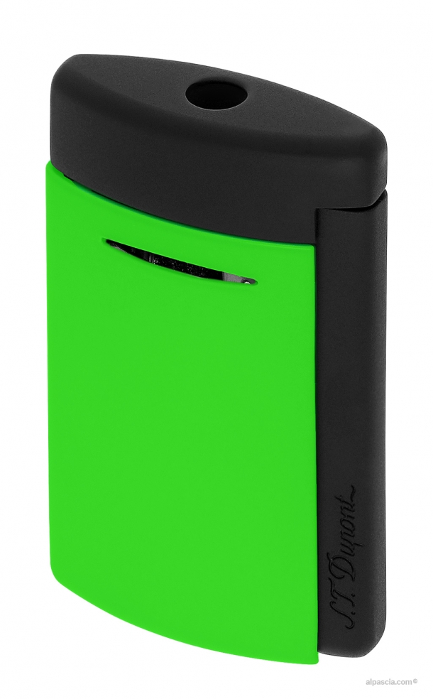 S.T. Dupont MINIJET LIGHTER FLUO GREEN 010872 a