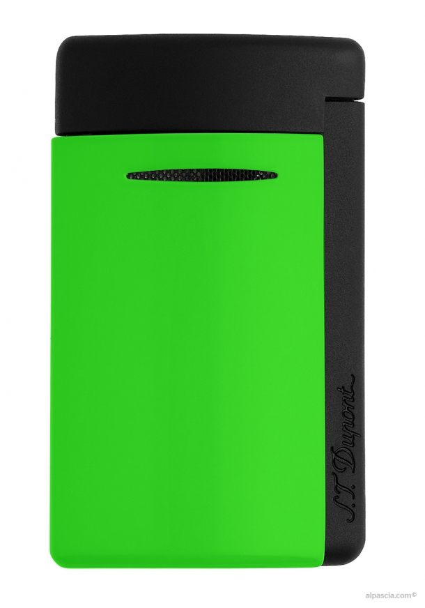 S.T. Dupont MINIJET LIGHTER FLUO GREEN 010872 b