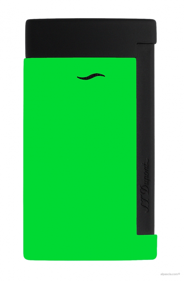 S.T. Dupont Slim 7 Lighter Fluo Green 027772 - Lighter b