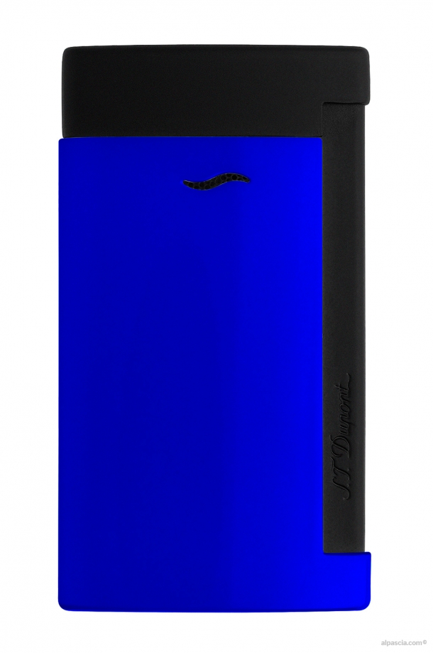 S.T. Dupont Slim 7 Lighter Fluo Blue 027771 - Lighter b