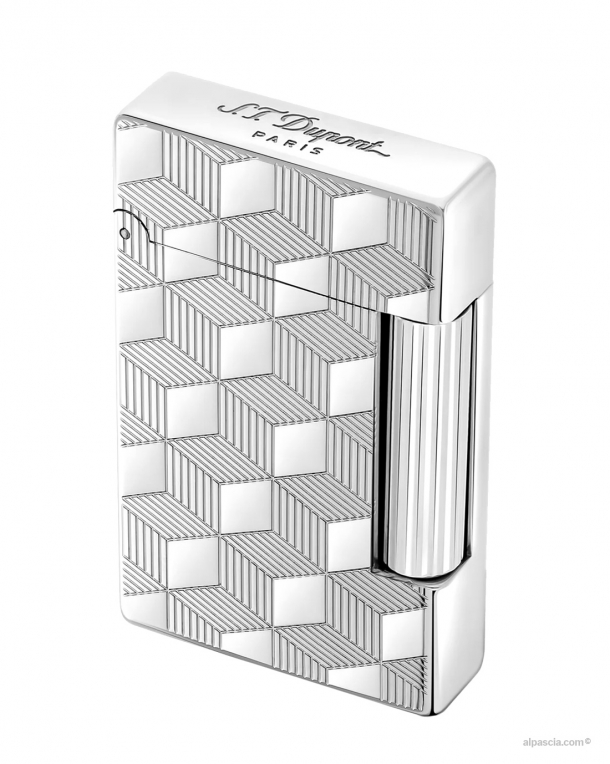 S.T. Dupont Accendino Initial Cube Palladio 020840 - Accendino a