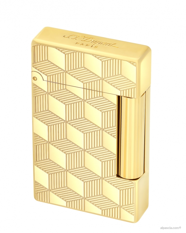 S.T. Dupont Initial Cube Gold 020841 - Lighter a