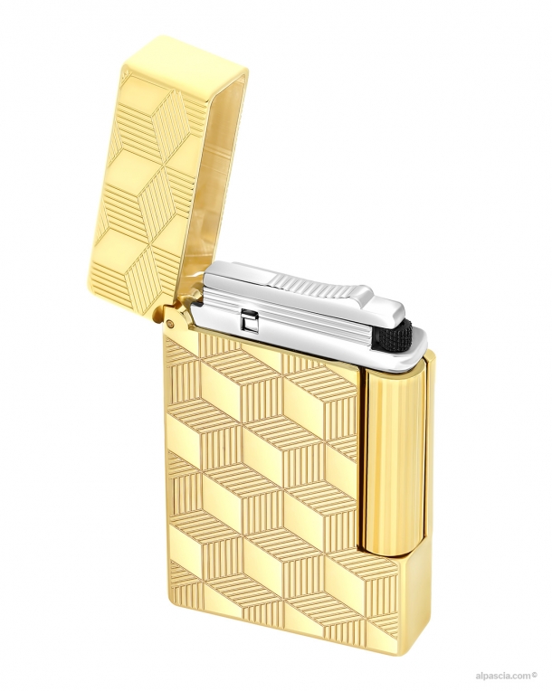 S.T. Dupont Initial Cube Gold 020841 - Lighter d