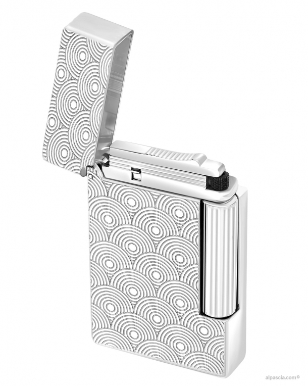 S.T. Dupont Initial Cinetique Palladium Lighter 020844 - Lighter d