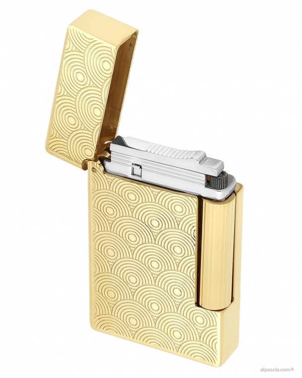 S.T. Dupont Accendino Initial Cinetique Oro 020845 - Accendino d