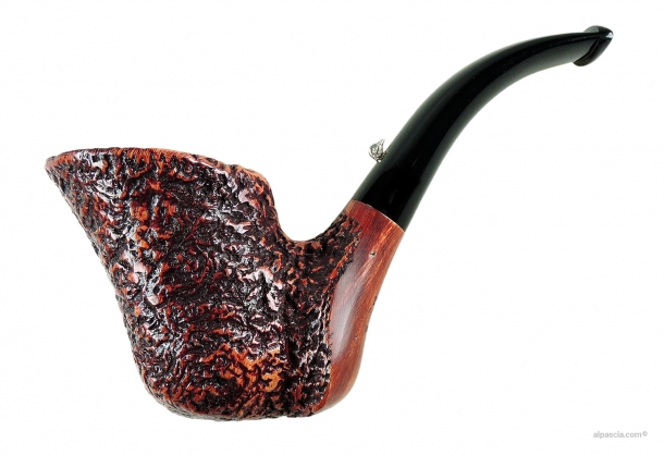 L'Anatra Rusticated smoking pipe 720 a