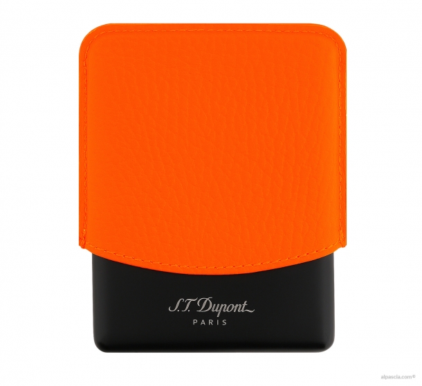 S.T. Dupont Orange Fluo Cigarette Case