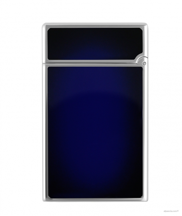 S.T. Dupont Le Grand Blue Chinese Lacquer and Palladium C23013 Lighter c