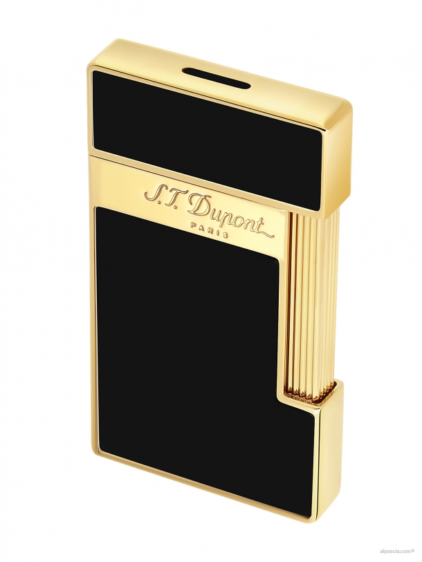 S.T. Dupont Slimmy Lacquered black LIGHTER 028002 - Lighter c