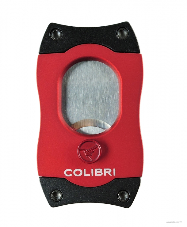 COLIBRI CIGAR CUTTER EASY CUT BLACK/RED a