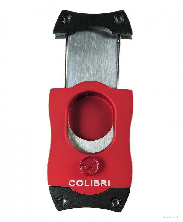 COLIBRI CIGAR CUTTER EASY CUT BLACK/RED b