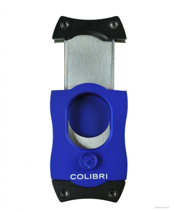 COLIBRI CIGAR CUTTER EASY CUT BLACK/BLUE b