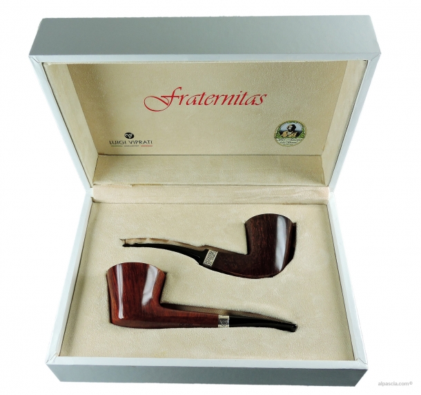 SER JACOPO & VIPRATI FRATERNITAS PIPE SET - Edizione Limitata numero 35 - 2063 k