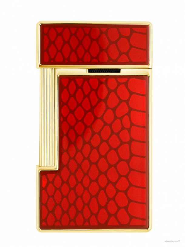 S.T. Dupont Slimmy Lacquered red LIGHTER 028075 - Lighter c