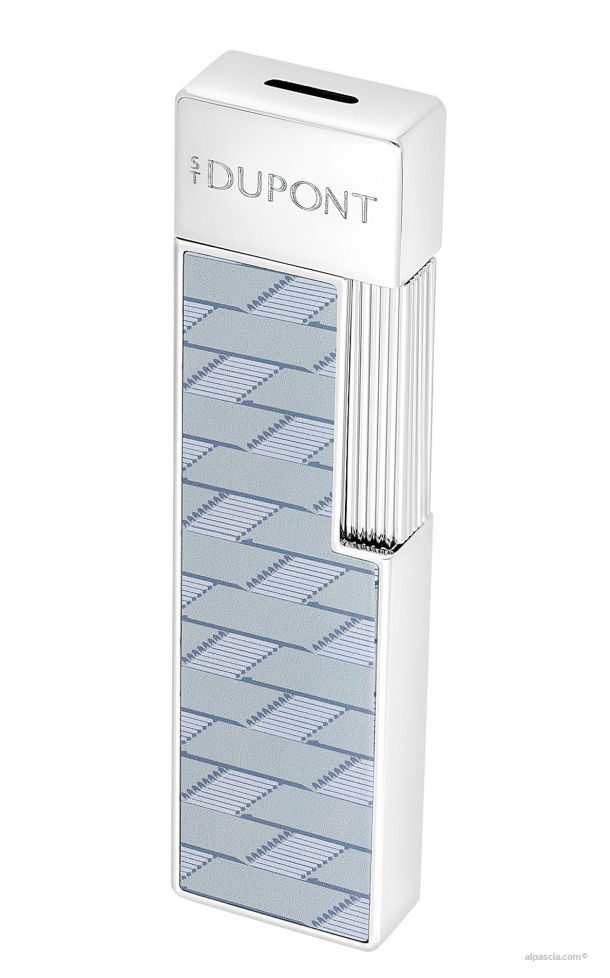 S.T. Dupont Twiggy Monogram 1872 lacquered lighter  Grey 030080 - Lighter a