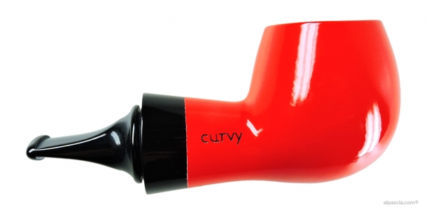 Pipa Al Pascia' Curvy Red Polished 02 - D568 b