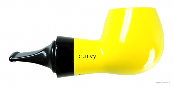 Al Pascia' Curvy Yellow Polished 02 - pipe D569 b