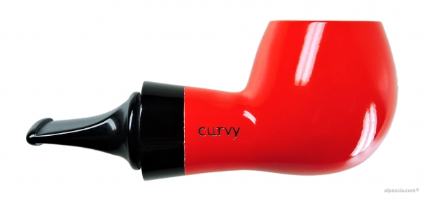 Al Pascia' Curvy Red Polished 02 - pipe D574 b