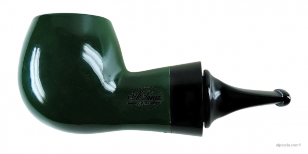 Al Pascia' Curvy Racing Green Polished 02 - pipe D583 a