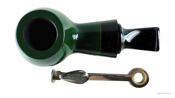 Al Pascia' Curvy Racing Green Polished 02 - pipe D583 d