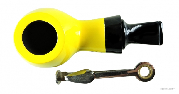 Al Pascia' Curvy Yellow Polished 02 - pipe D587 d