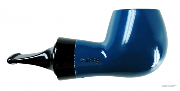 Al Pascia' Curvy Blue Polished 02 - pipe D588 b