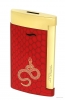 S.T. Dupont Slim 7 lighter Snake lacquered Red 027075