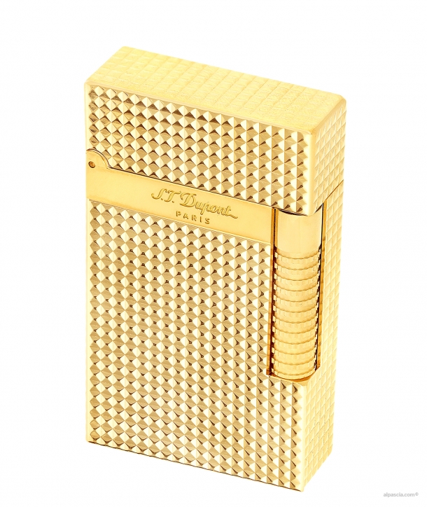 S.T. Dupont Le Grand Diamond Head Gold C23009 - Lighter a