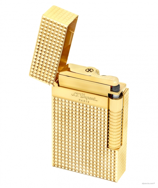 S.T. Dupont Le Grand Diamond Head Gold C23009 - Lighter d