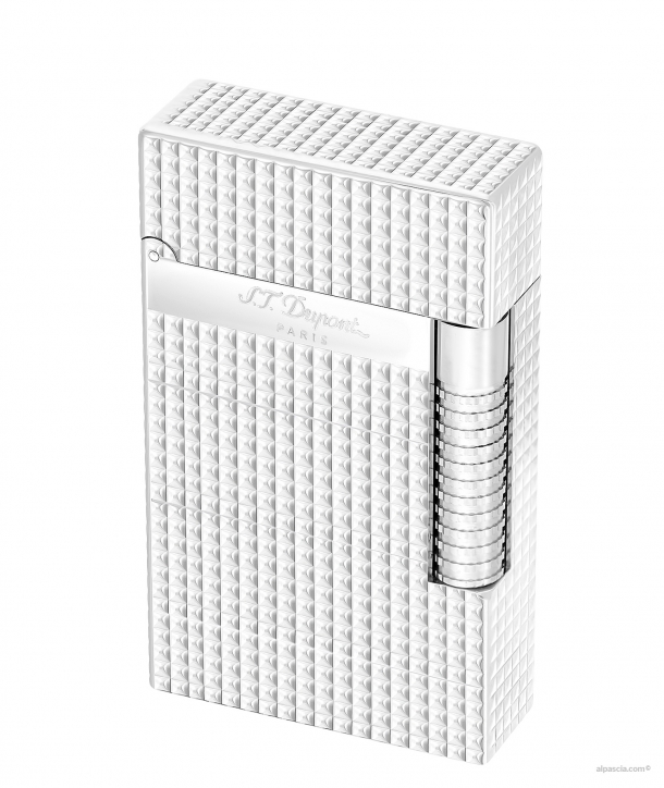 S.T. Dupont Le Grand Diamond Head Silver C23011 - Lighter a