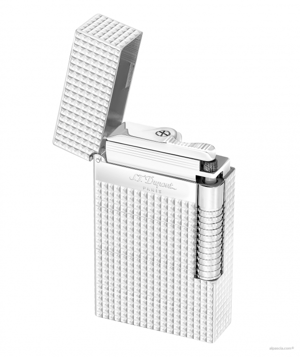 S.T. Dupont Le Grand Diamond Head Silver C23011 - Lighter d