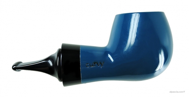 Al Pascia' Curvy Blue Polished 02 - pipe D600 b