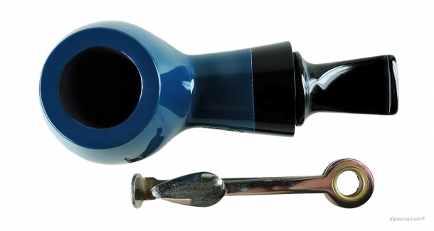 Al Pascia' Curvy Blue Polished 02 - pipe D600 d