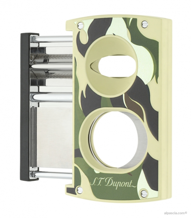 S.T. Dupont Taglia Sigari V-CUT CAMOUFLAGE GREEN 003450G c