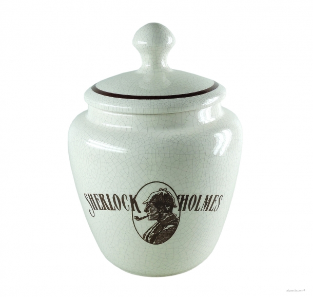 Tobacco Jar Sherlock Holmes  Craquelé DSH2 craquele - Ceramic - a