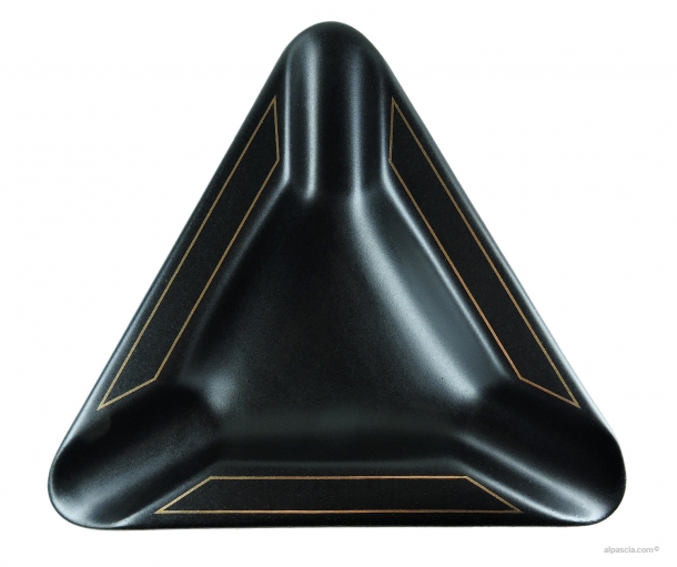 Ashtray Black Matte E433NO - Ceramic a